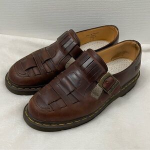 Vintage 90’s Dr. Martens Buckle Woven Mary Jane shoes